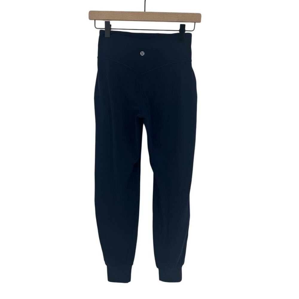Lululemon Align Jogger Pants Women 4 Navy Blue High Rise Nulu Activewear Gym - Picture 6 of 7